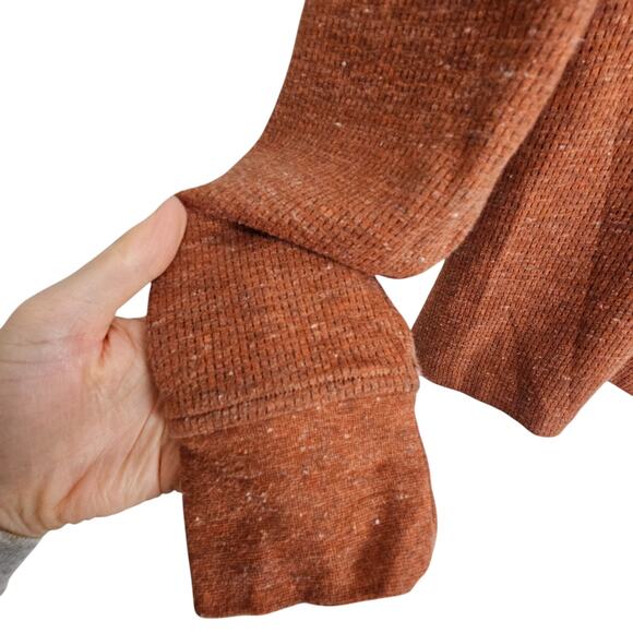 01 Algo Performance Shirt Long Sleeve T Shirt Men M Orange Athletic T Shirt Mens - Picture 4 of 8